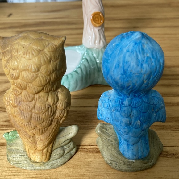Vintage owl/bird salt & pepper shaker set - Picture 3 of 5